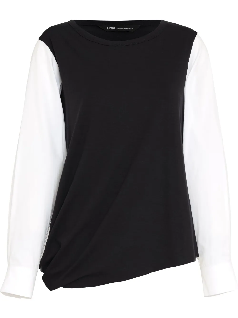Uma | Raquel Davidowicz asymmetric top | Black | Image 1