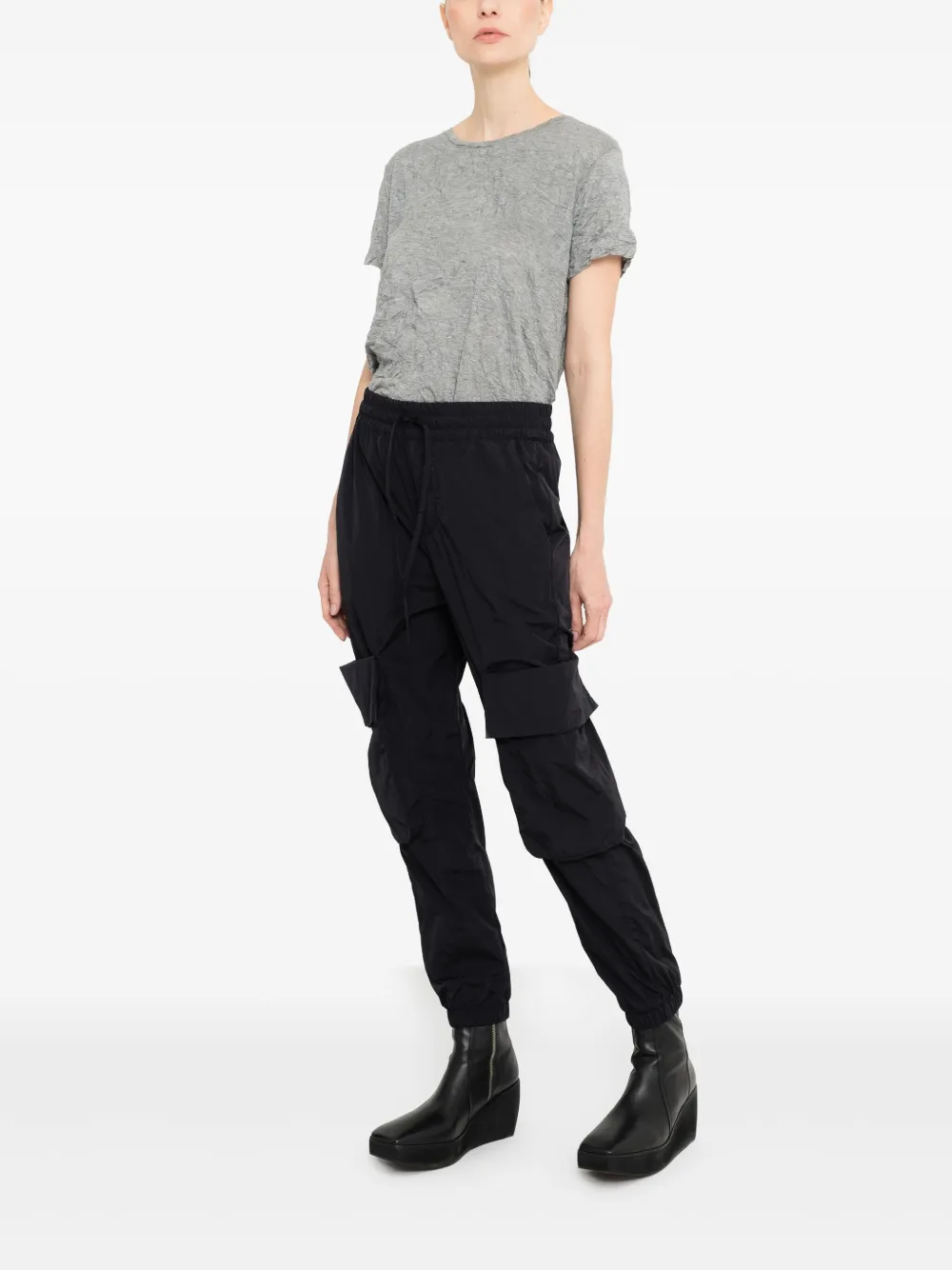 Uma | Raquel Davidowicz Cargo straight broek - Zwart
