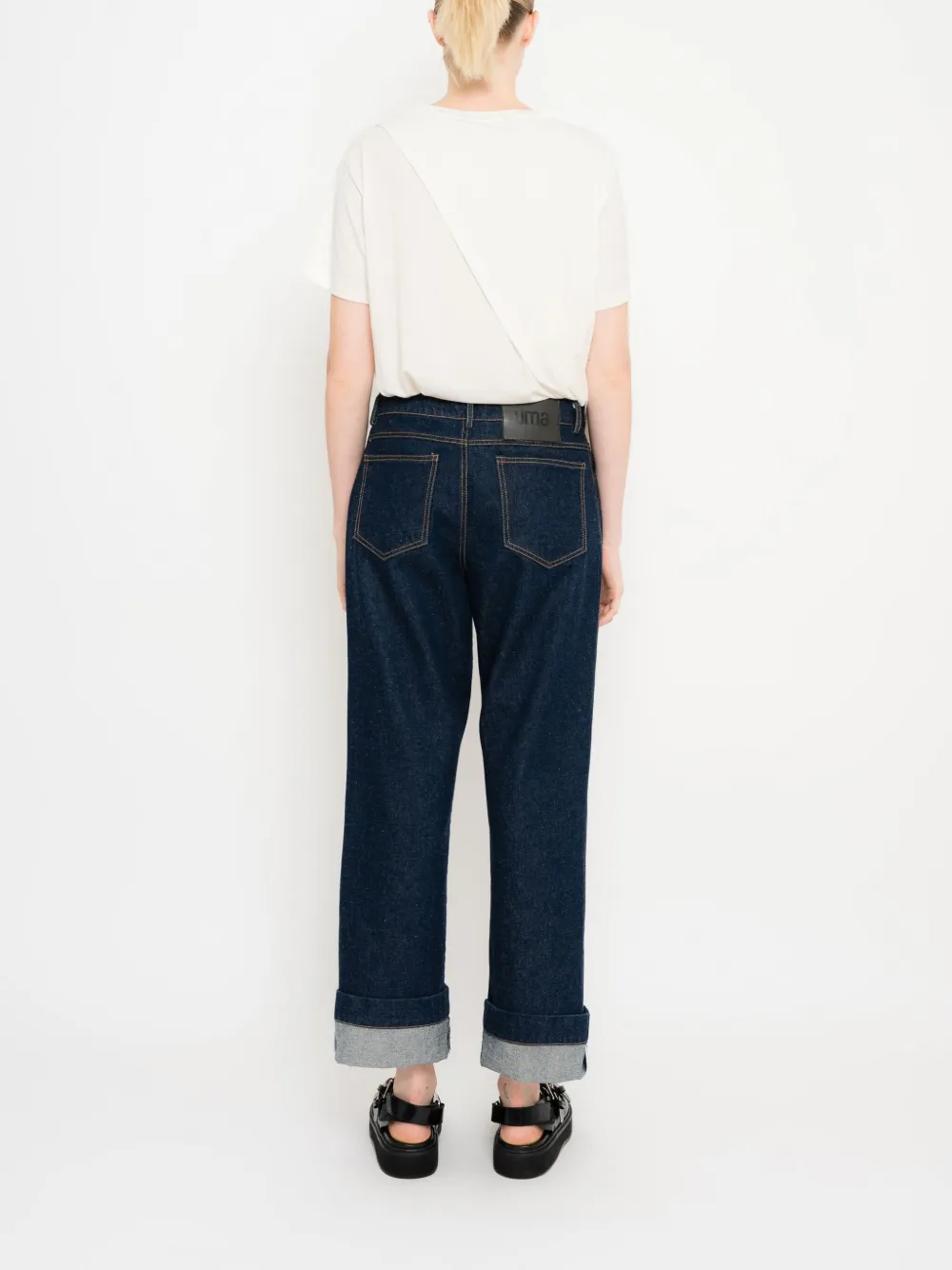 Uma | Raquel Davidowicz Straight jeans Blauw