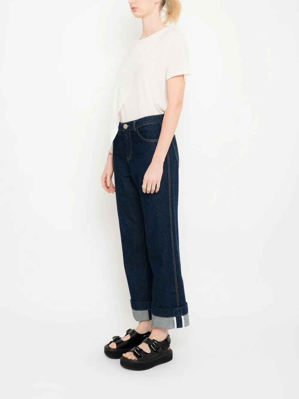 Uma | Raquel Davidowicz Straight jeans Blauw