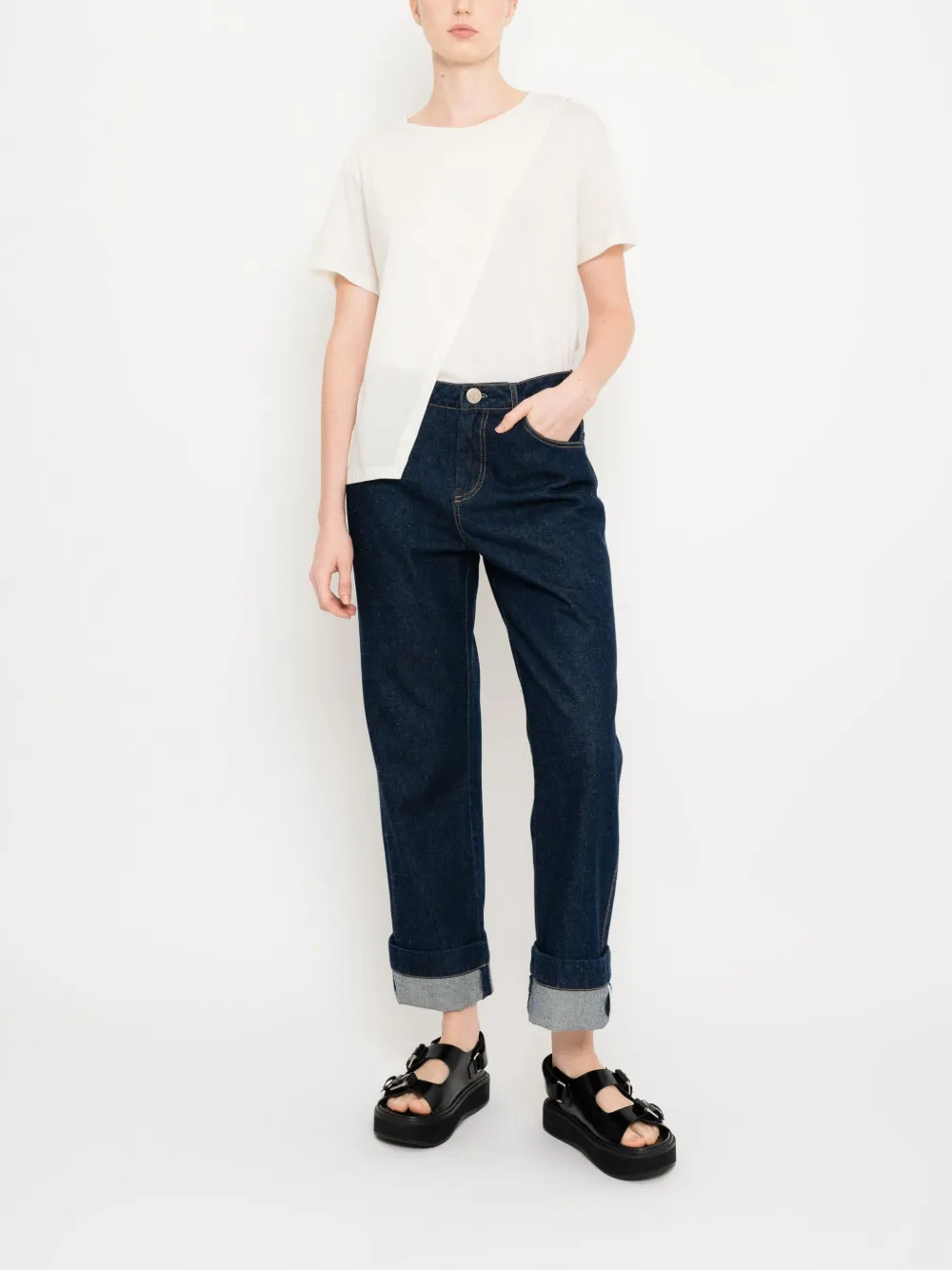 Uma | Raquel Davidowicz Straight jeans Blauw