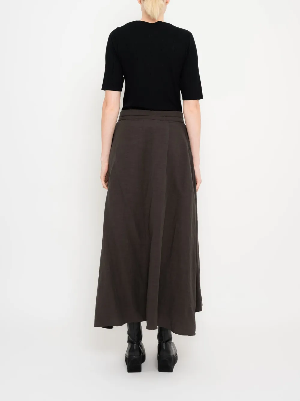 Uma | Raquel Davidowicz Asymmetrische rok Bruin
