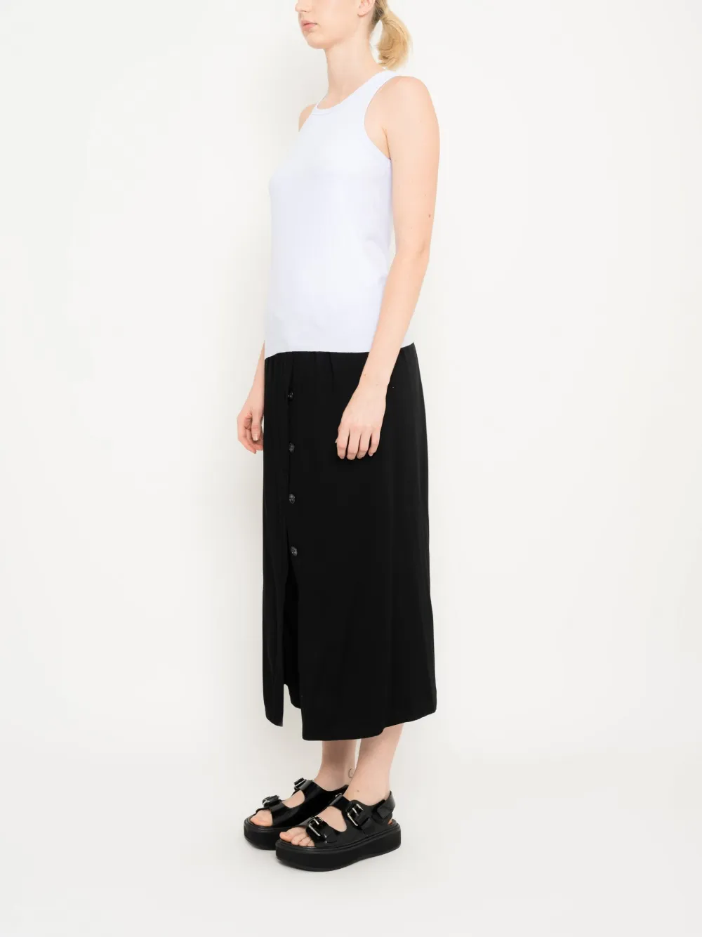 Uma | Raquel Davidowicz Mouwloze top Wit