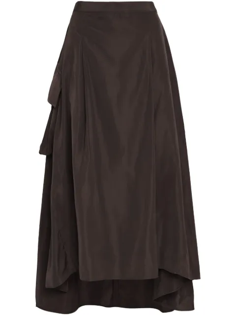 Uma | Raquel Davidowicz high-waisted asymmetric-hem skirt 