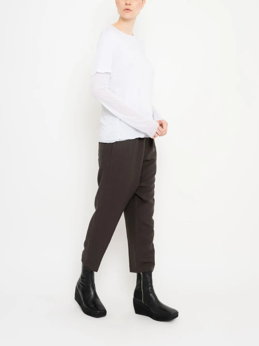 Uma | Raquel Davidowicz Top met lange mouwen Wit