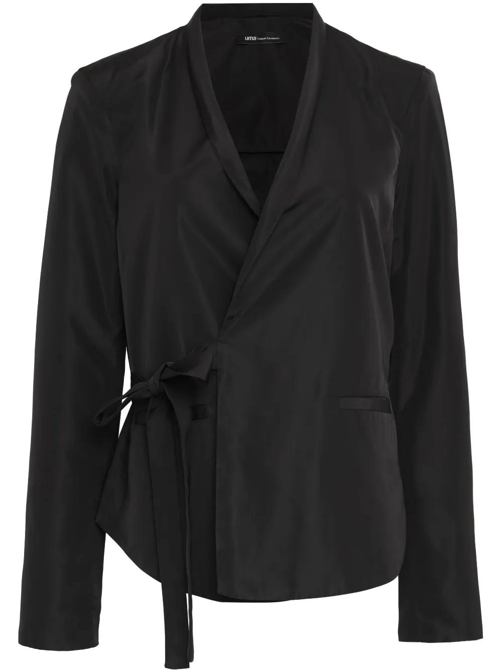Uma | Raquel Davidowicz blazer con cierre de moño | negro | Image 1