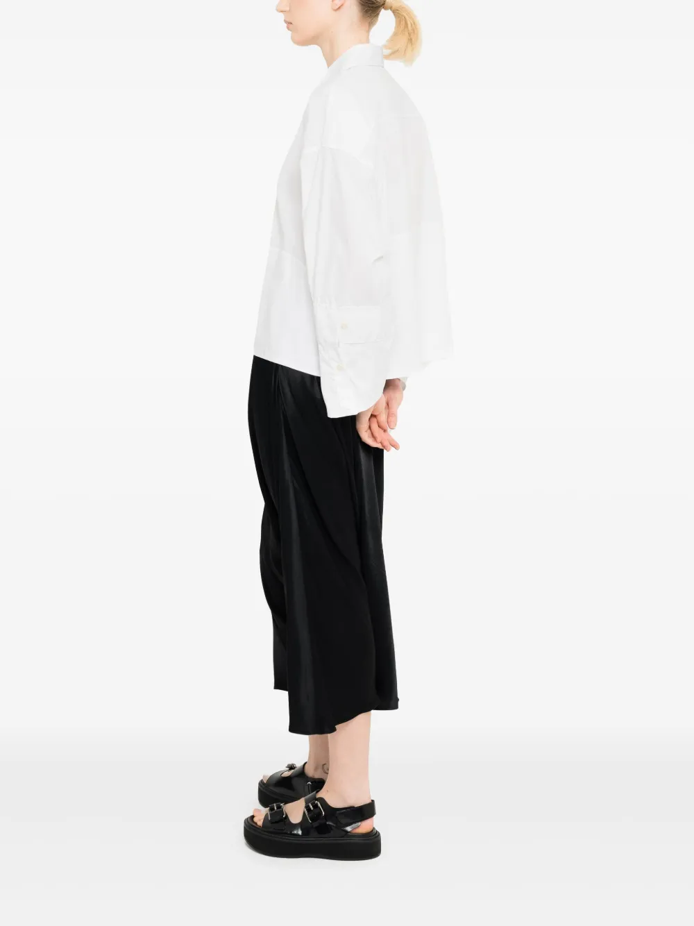 Uma | Raquel Davidowicz Ruimvallende button-up blouse Wit