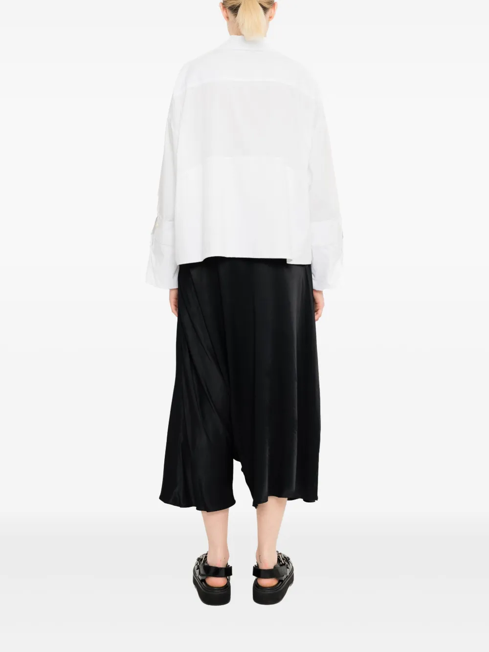 Uma | Raquel Davidowicz Ruimvallende button-up blouse Wit