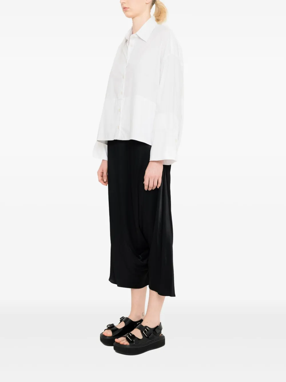 Uma | Raquel Davidowicz Ruimvallende button-up blouse Wit