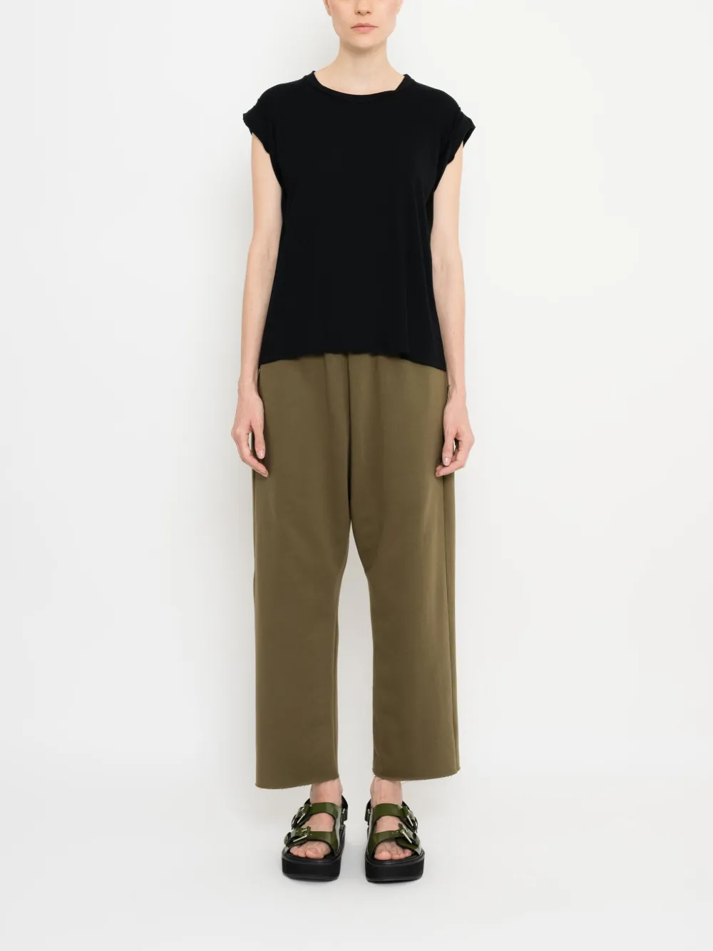 Uma | Raquel Davidowicz short sleeve top - Zwart