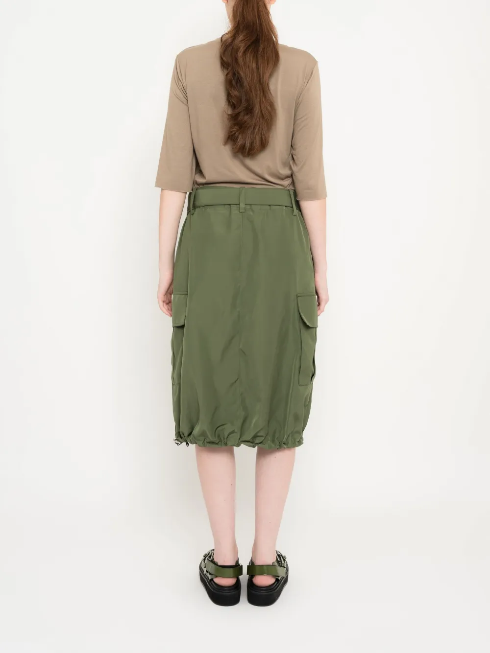 Uma | Raquel Davidowicz T-shirt met ronde hals Beige