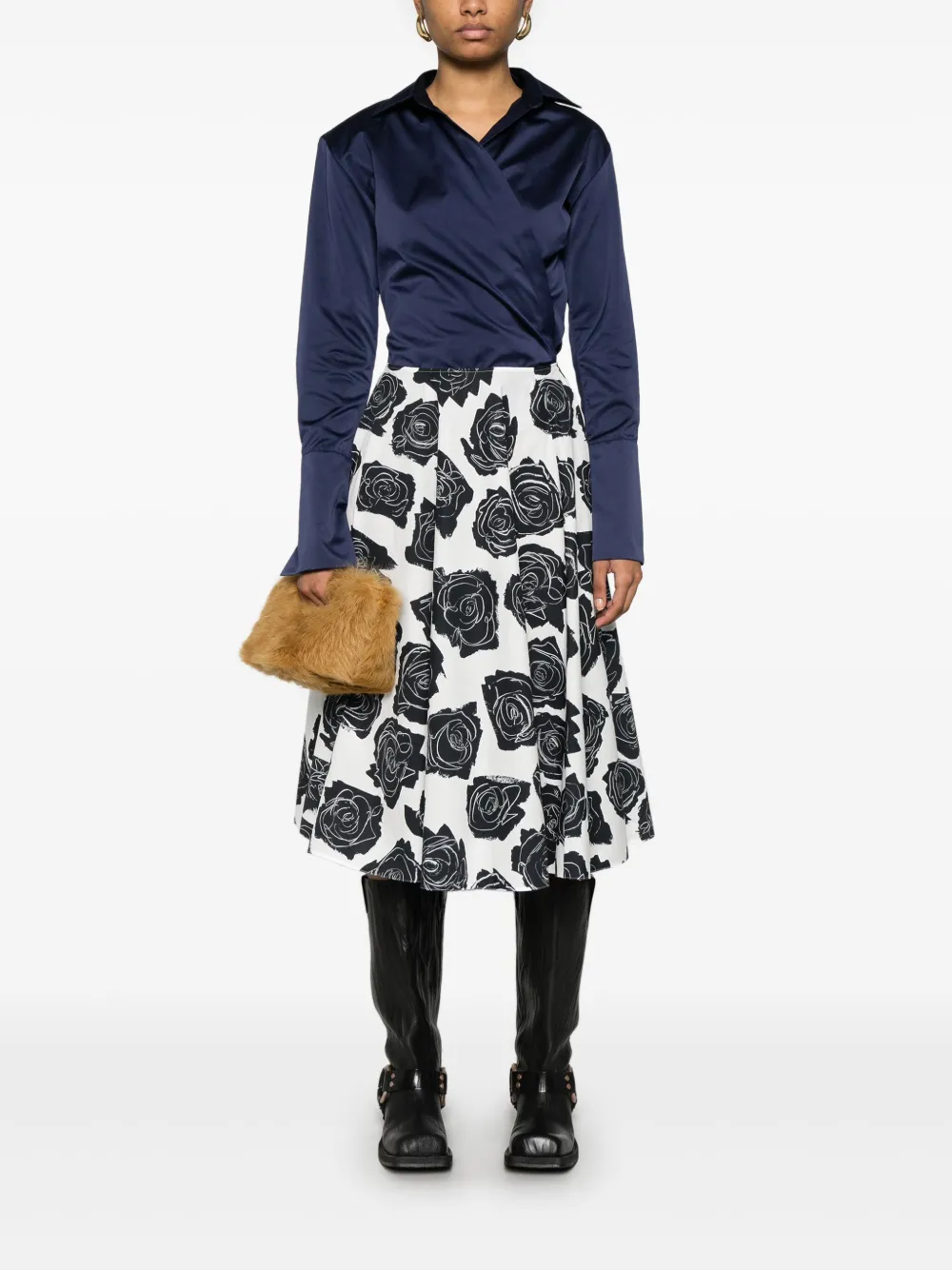 Marni Luna midi-rok - Wit