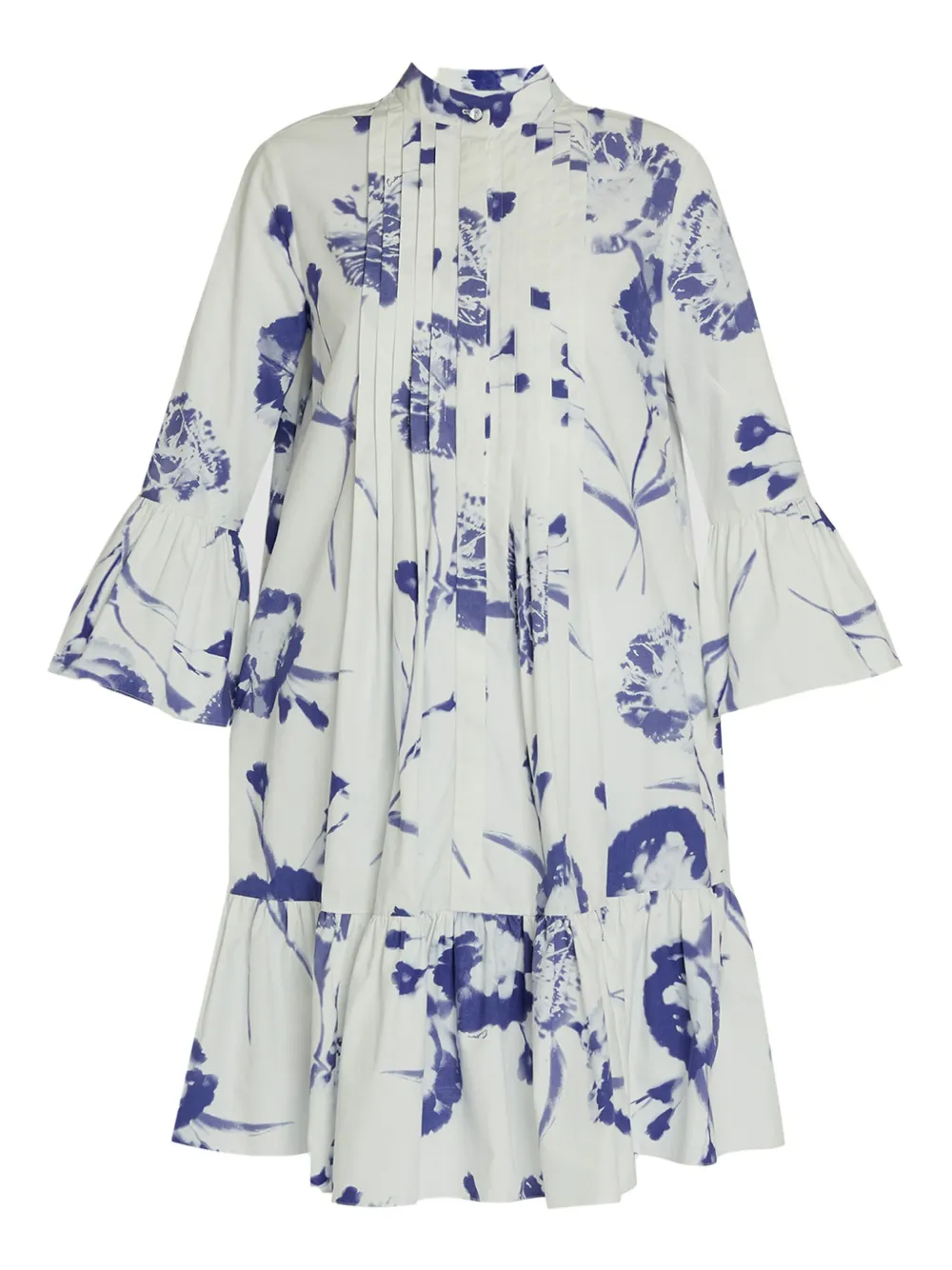 floral-print midi dress