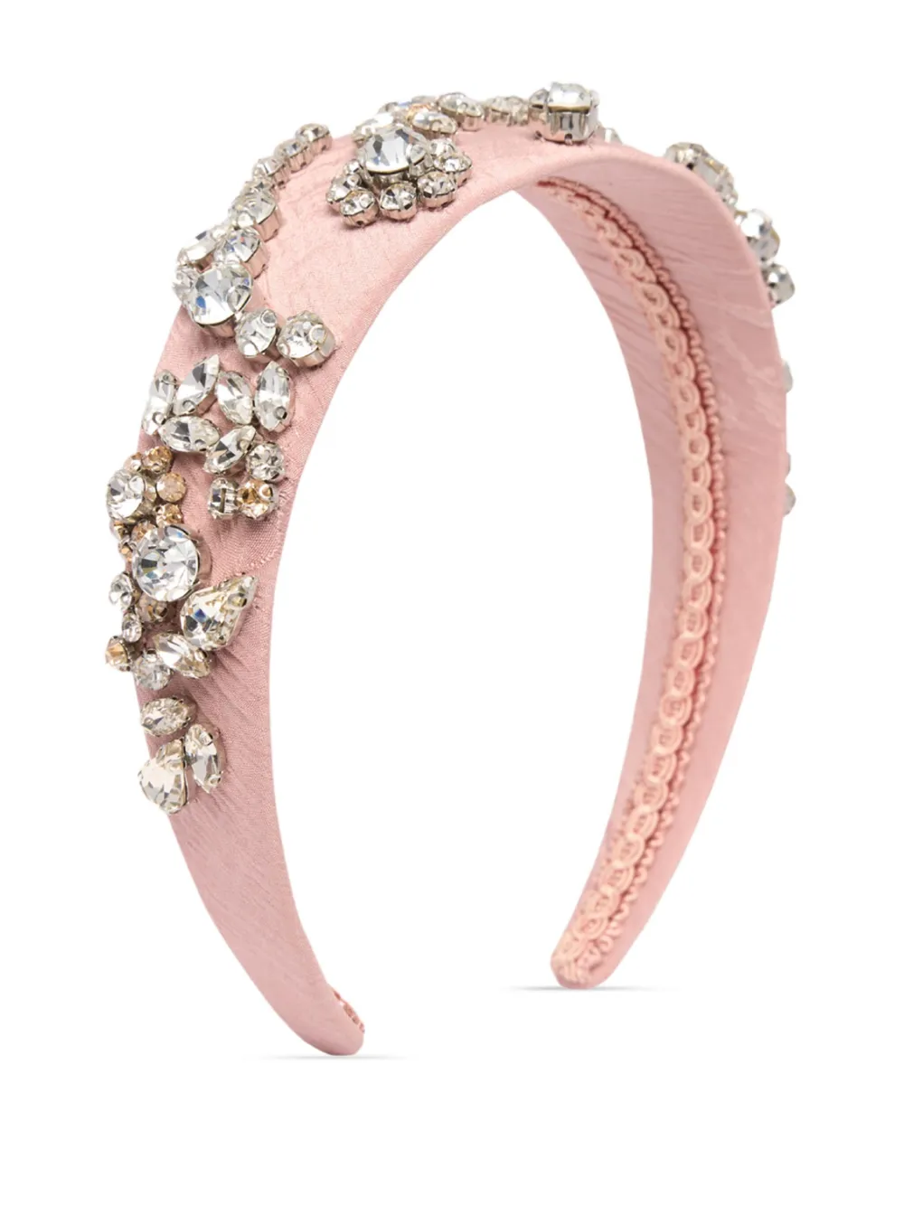 ERDEM EMBELLISHED SATIN HEADBAND 