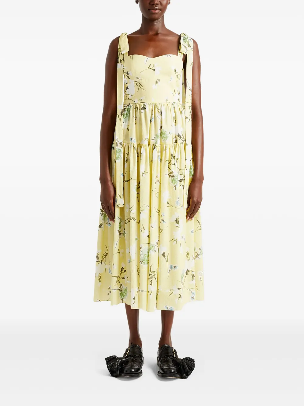 ERDEM FLORAL-PRINT DRESS 