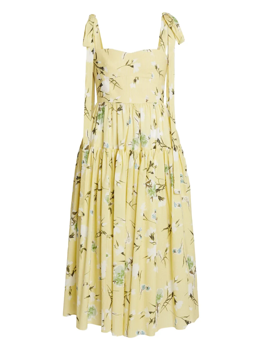 floral-print dress