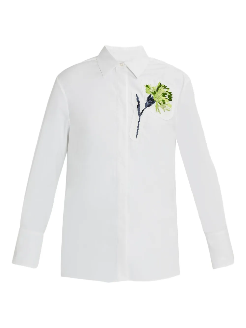 ERDEM camisa de algodón | blanco | Image 1