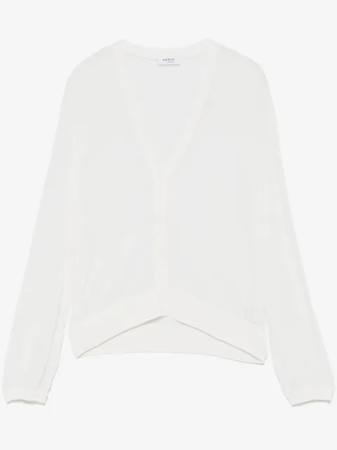 Akris Punto semi-sheer cardigan