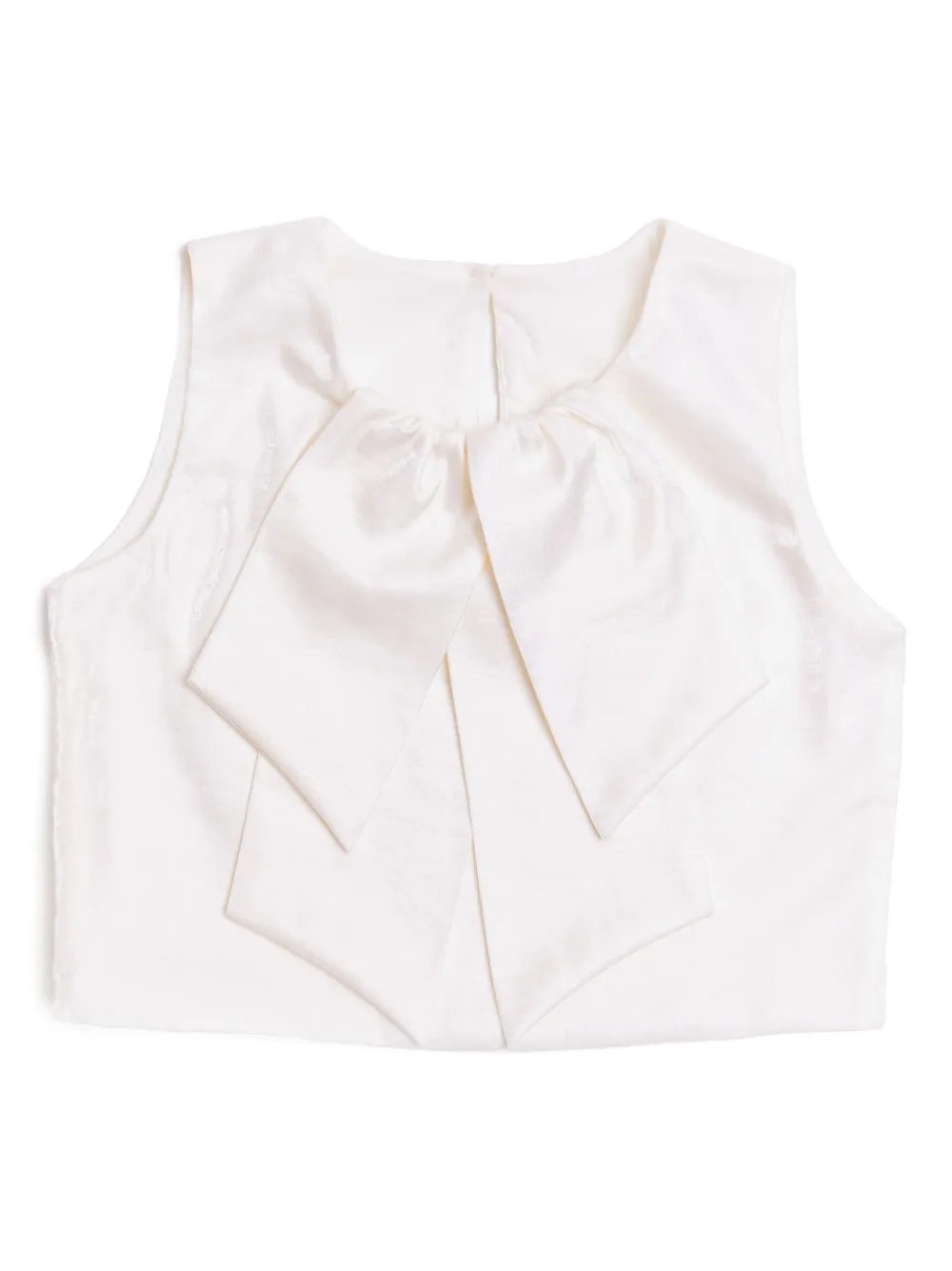 BCBG KIDS bow-detail blouse - Bianco