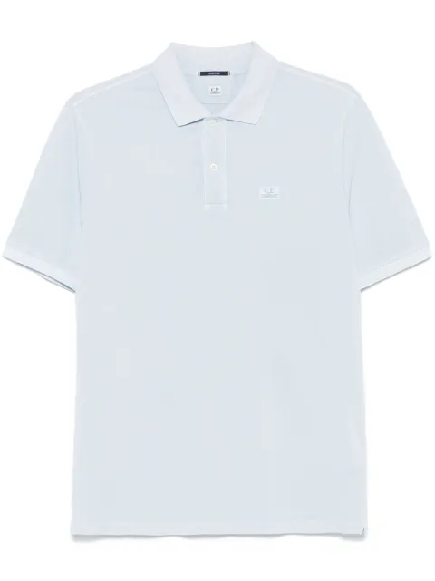 C.P. Company logo-embroidered polo shirt