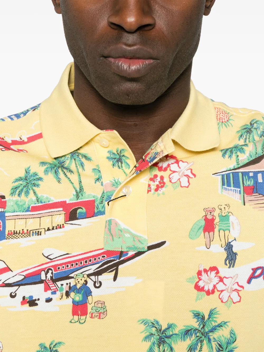 Polo Ralph Lauren Poloshirt met print Geel
