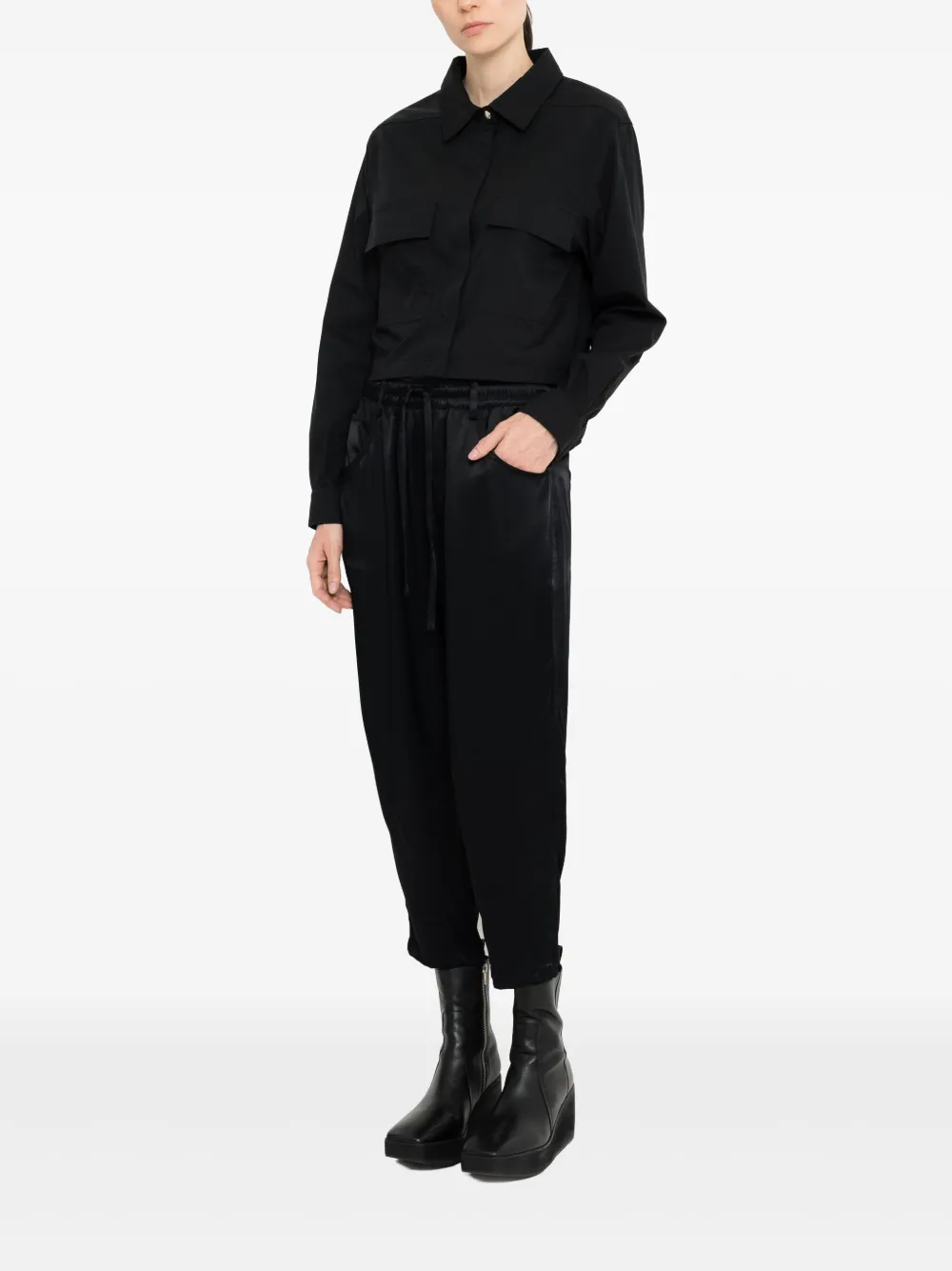 Uma | Raquel Davidowicz Straight broek Zwart