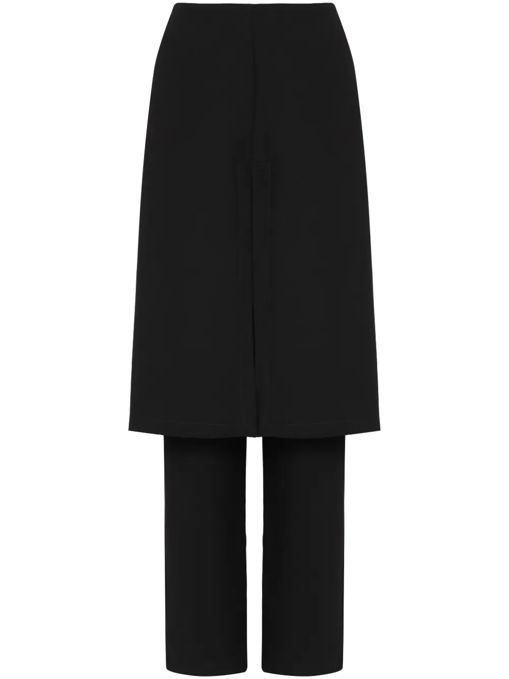 front-slit trouser-skirt