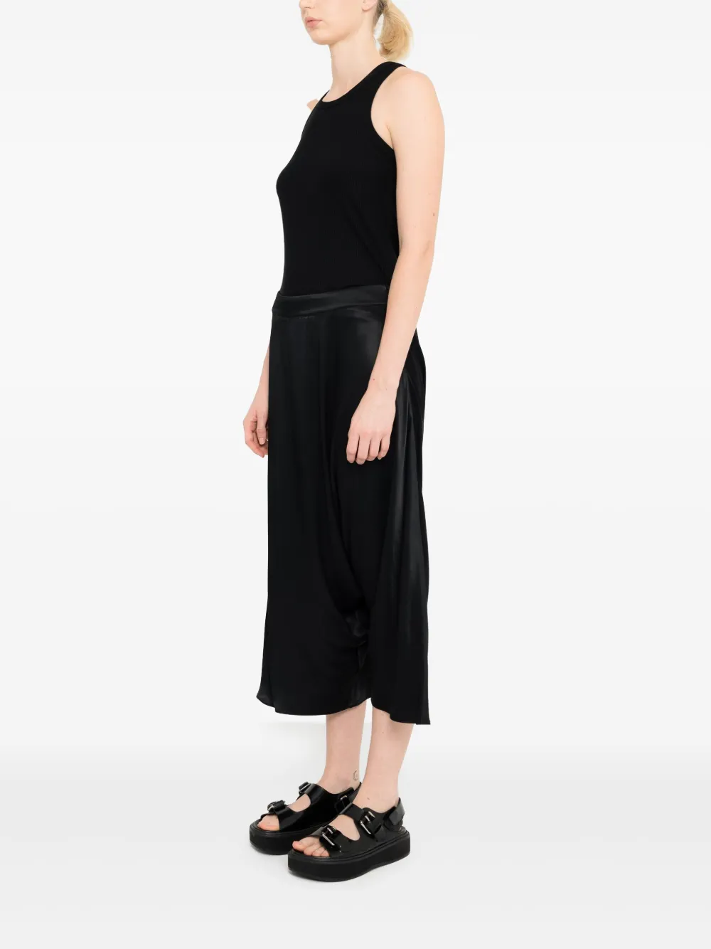 Uma | Raquel Davidowicz Asymmetrische rok Zwart