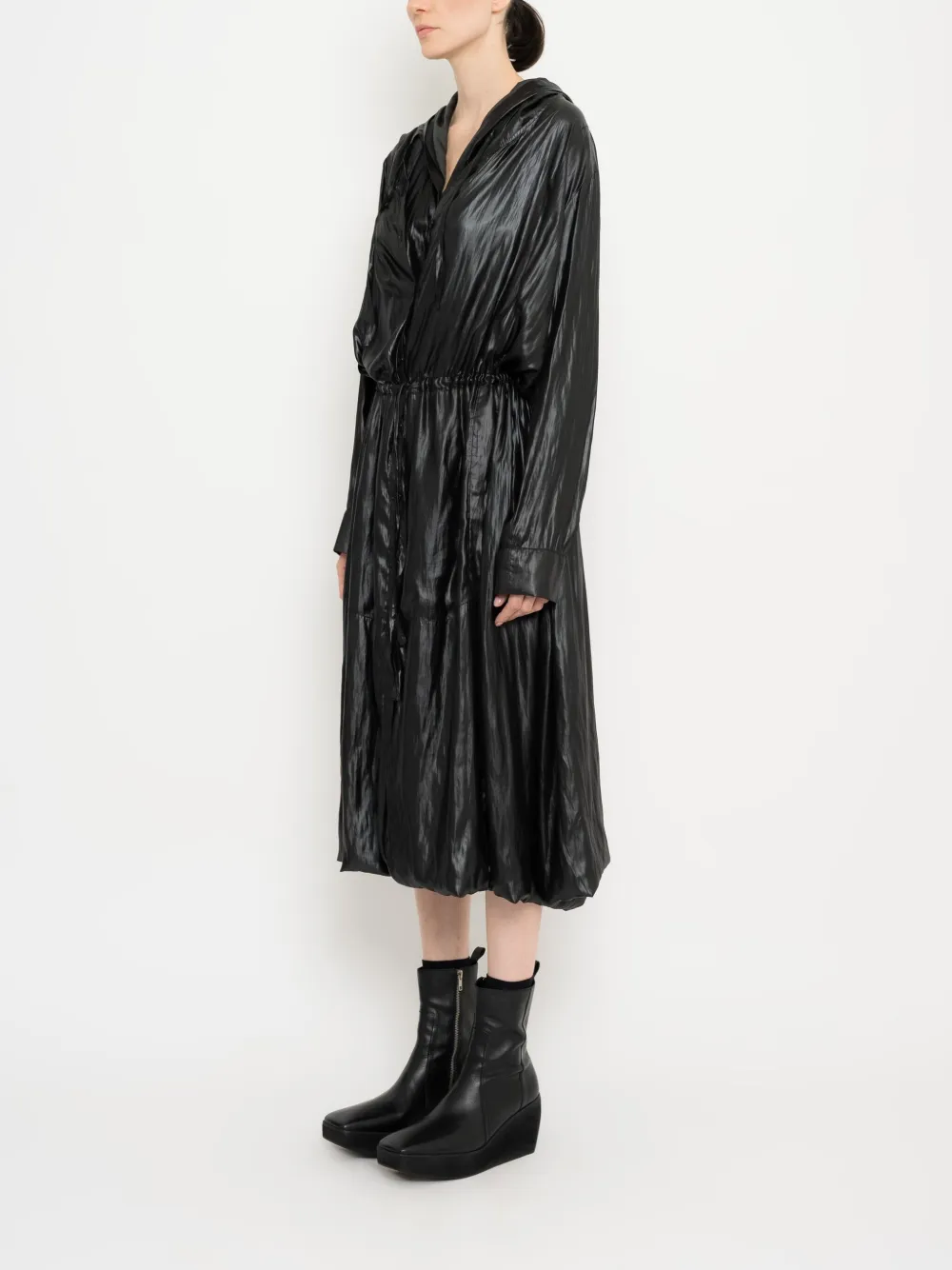 Uma | Raquel Davidowicz Parka jurk Zwart