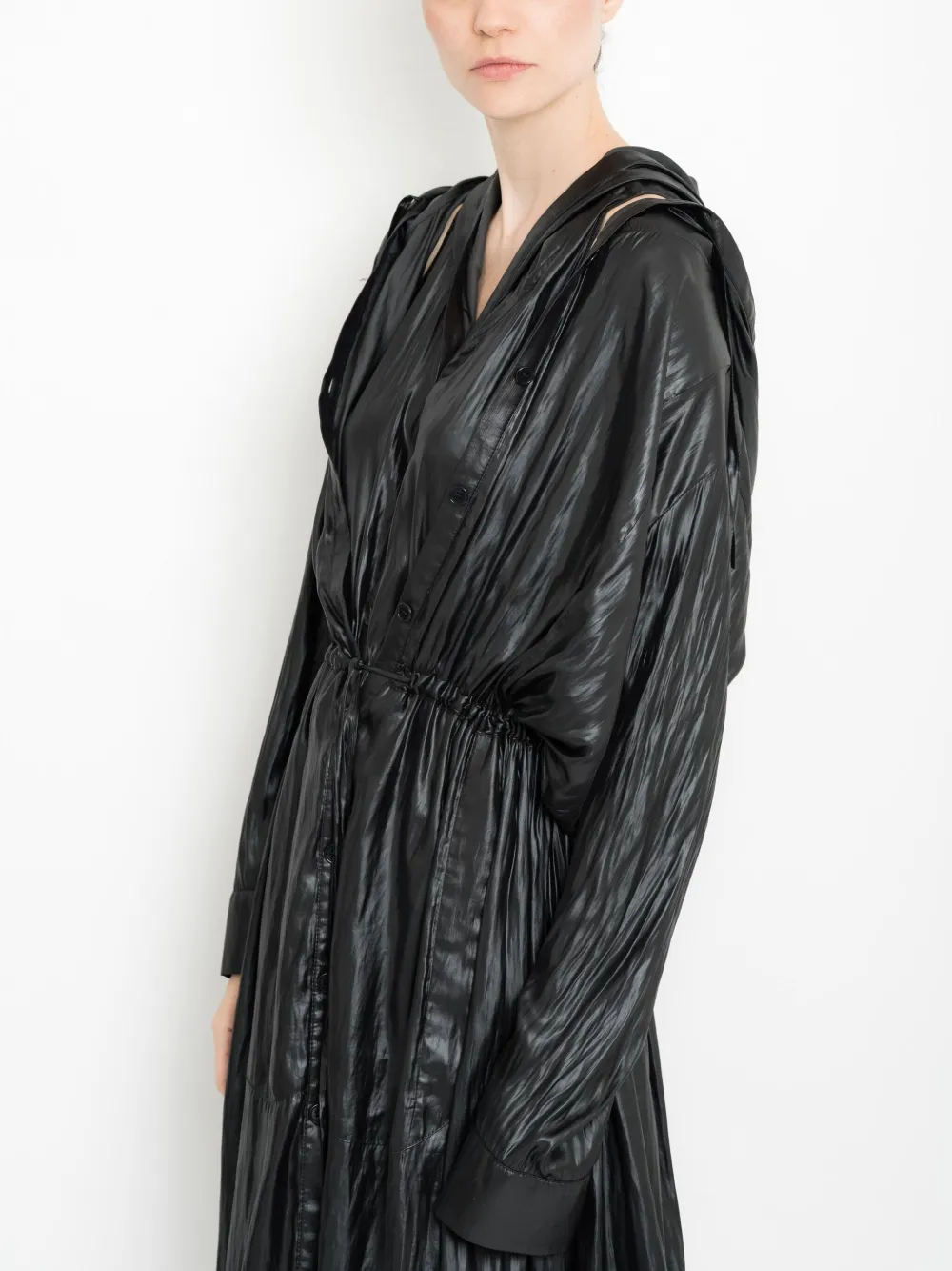 Uma | Raquel Davidowicz Parka jurk Zwart