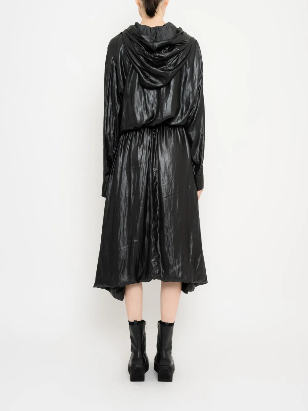 Uma | Raquel Davidowicz Parka jurk Zwart