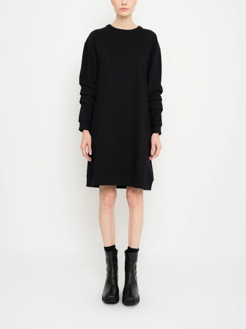 Uma | Raquel Davidowicz draped mini dress - Zwart