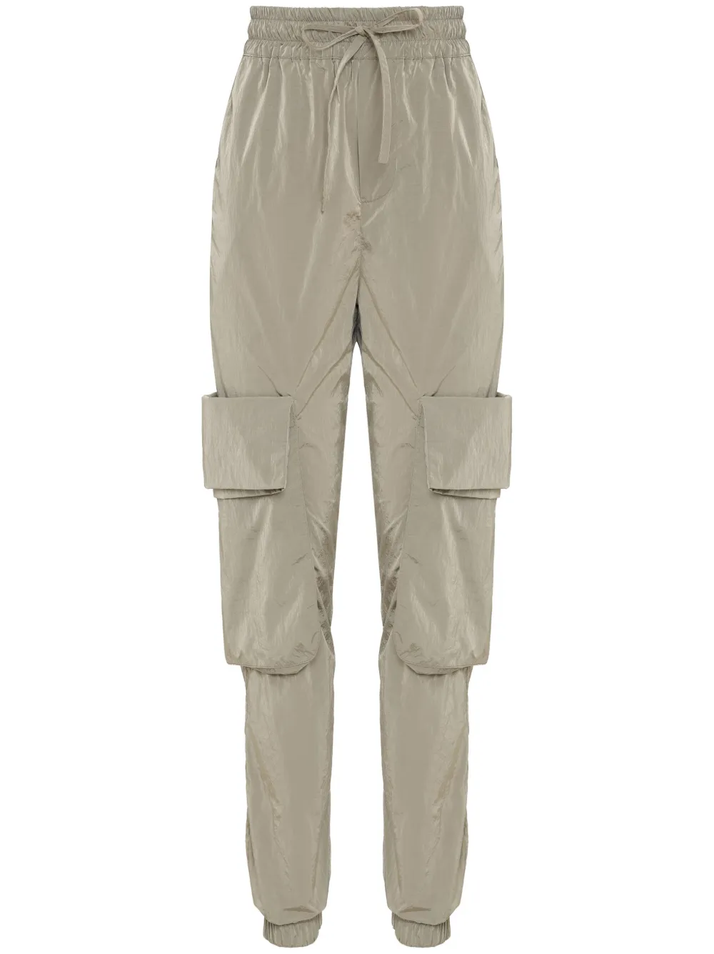 cargo straight-leg trousers