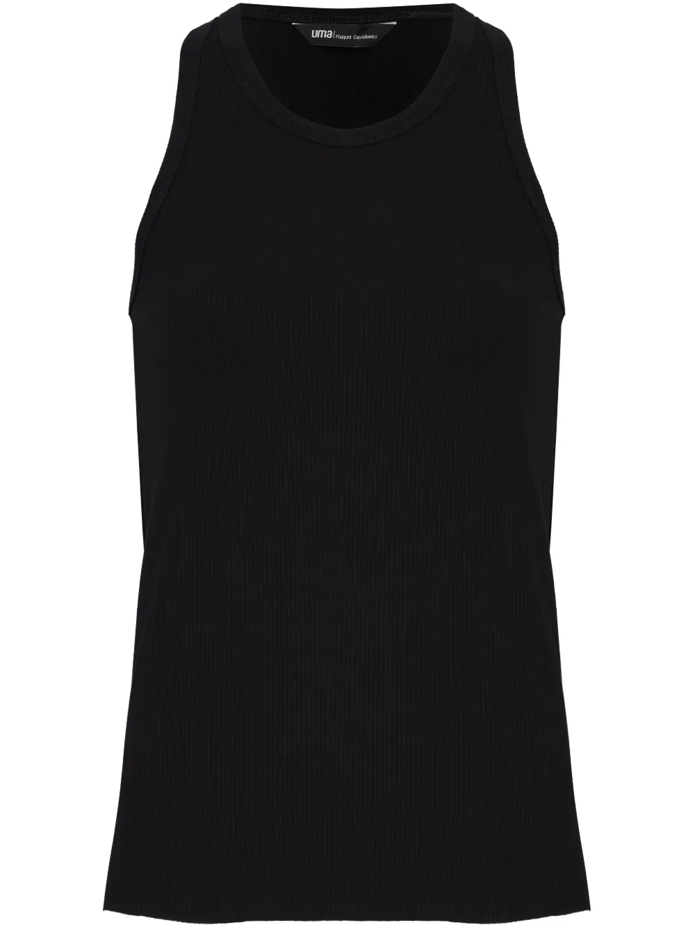 Uma | Raquel Davidowicz Geripptes Tanktop | Schwarz | Image 1