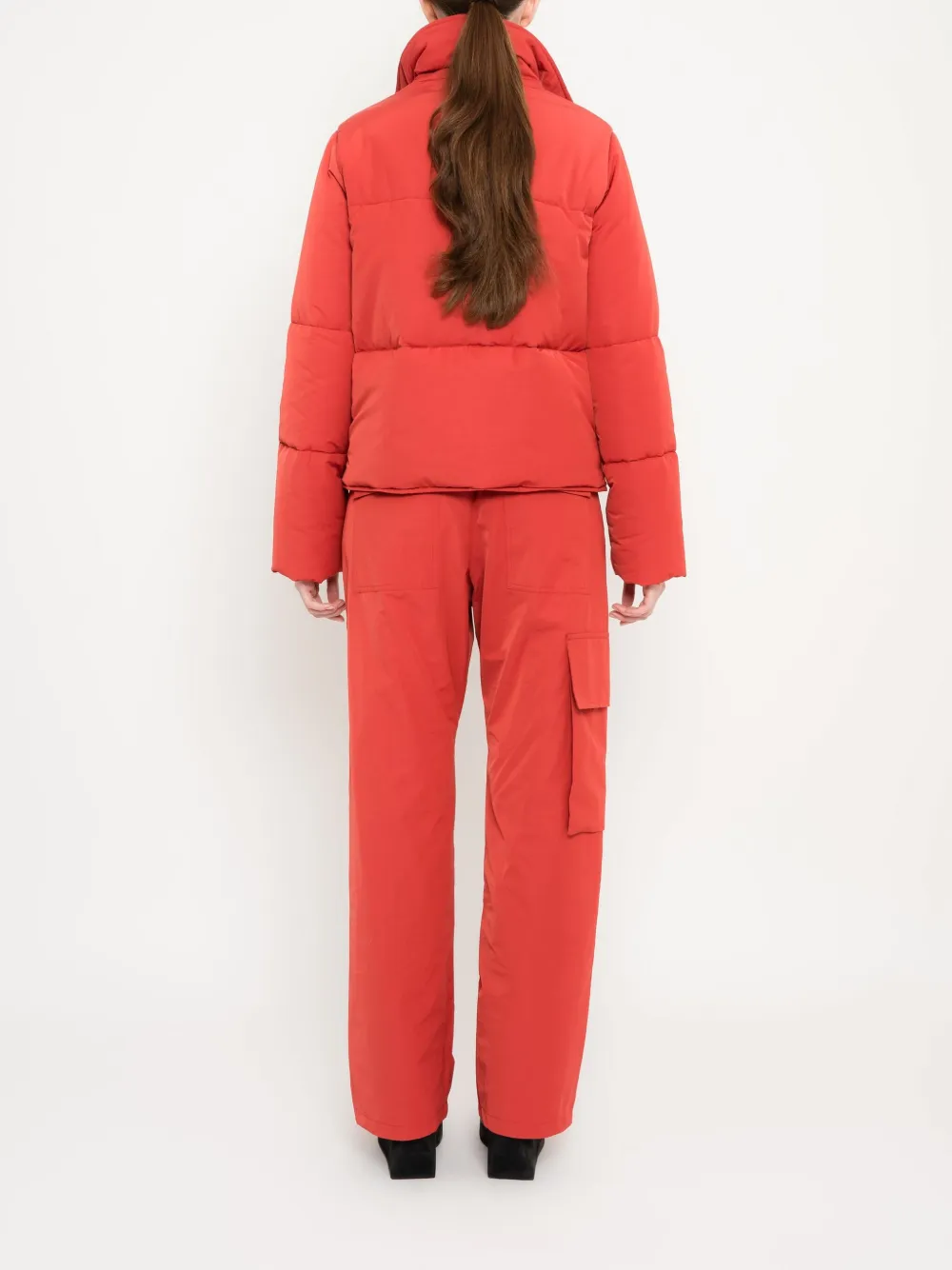Uma | Raquel Davidowicz Donsjack met hoge hals Rood