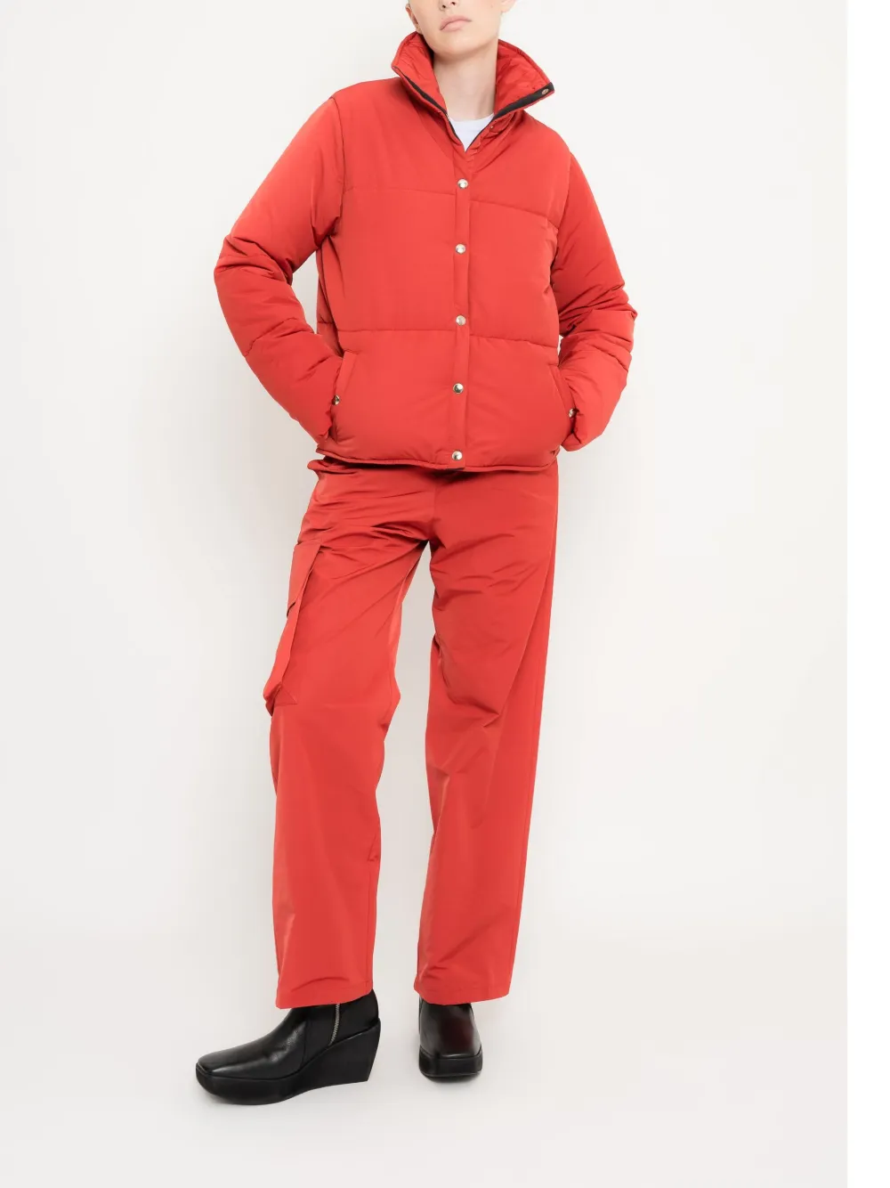 Uma | Raquel Davidowicz Donsjack met hoge hals Rood