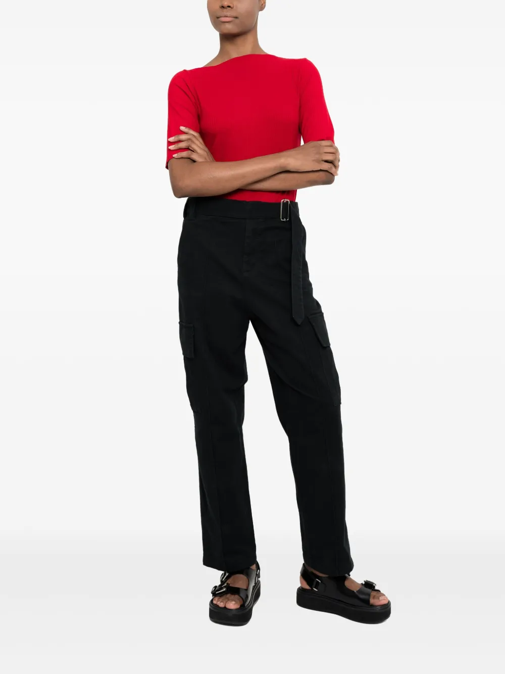 Uma | Raquel Davidowicz Straight broek - Zwart
