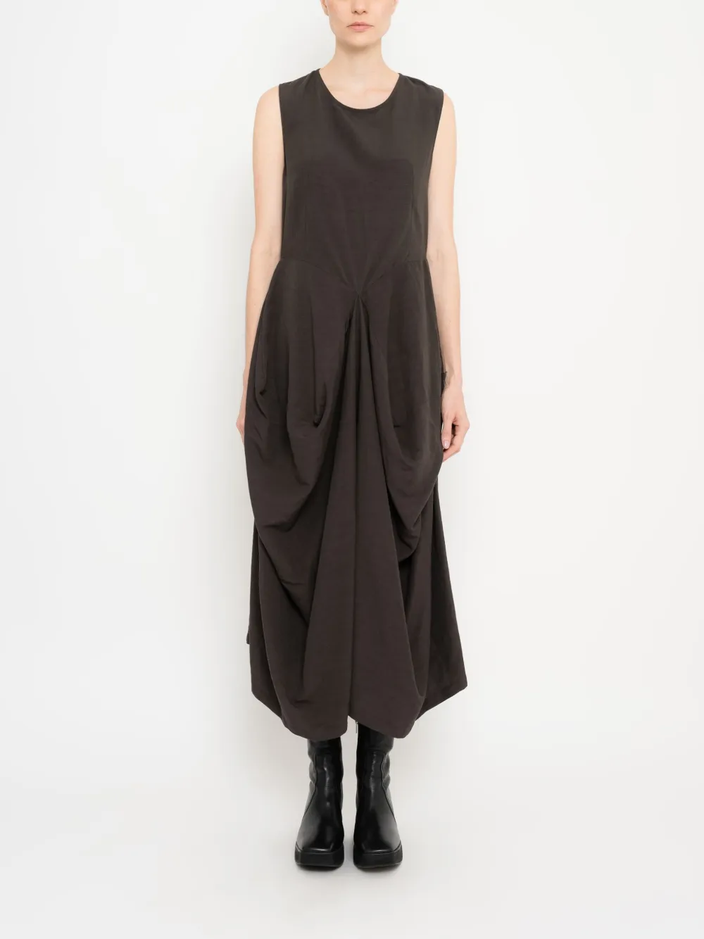 Uma | Raquel Davidowicz sleeveless midi dress - Bruin