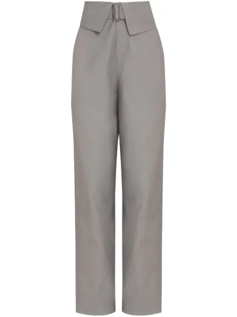 Uma | Raquel Davidowicz high-waisted belted trousers 