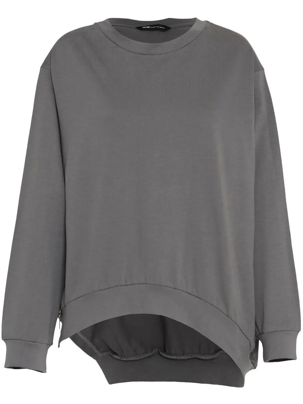 Uma | Raquel Davidowicz sudadera con dobladillo asimétrico | gris | Image 1