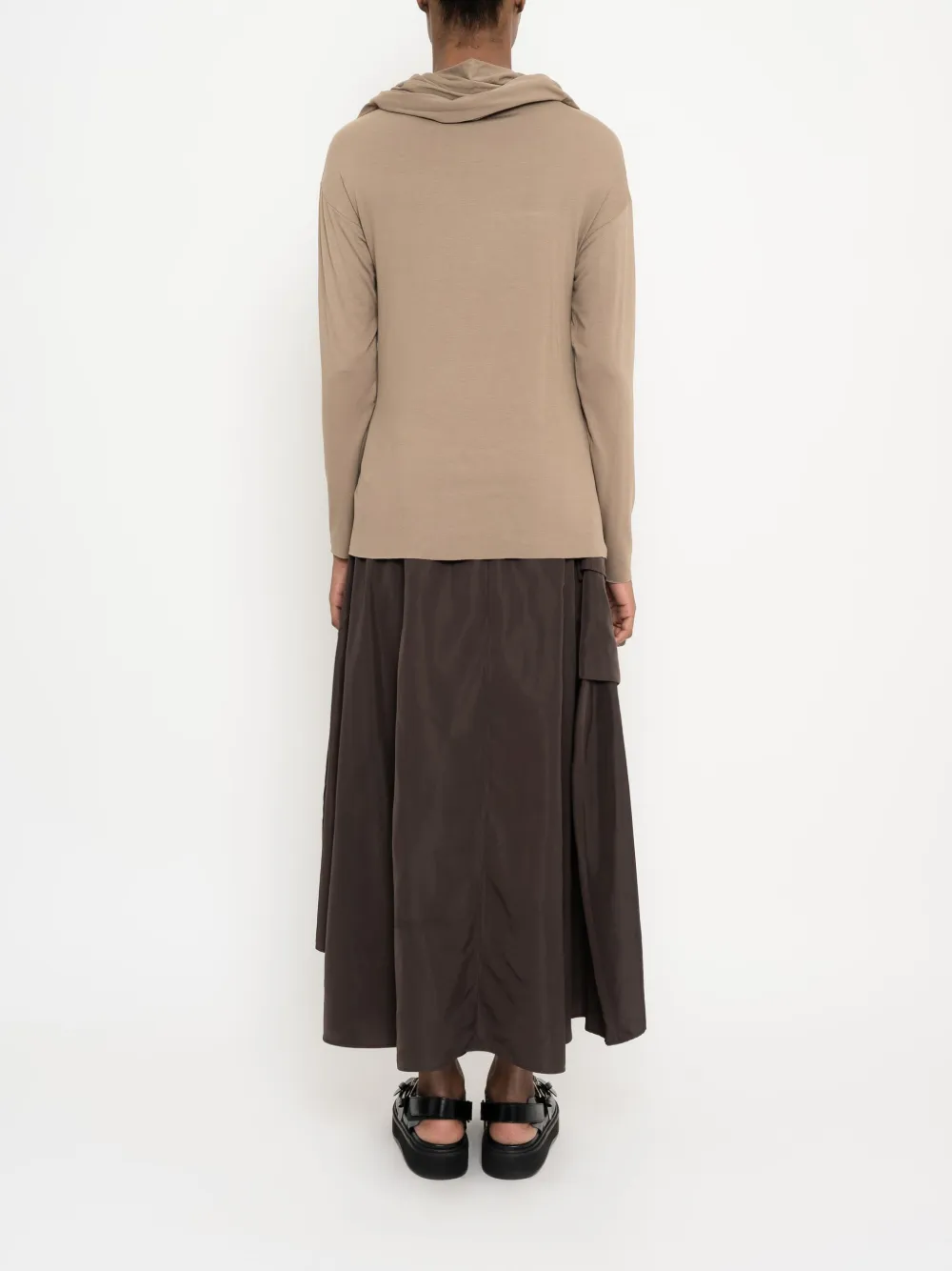 Uma | Raquel Davidowicz Top met lange mouwen Beige