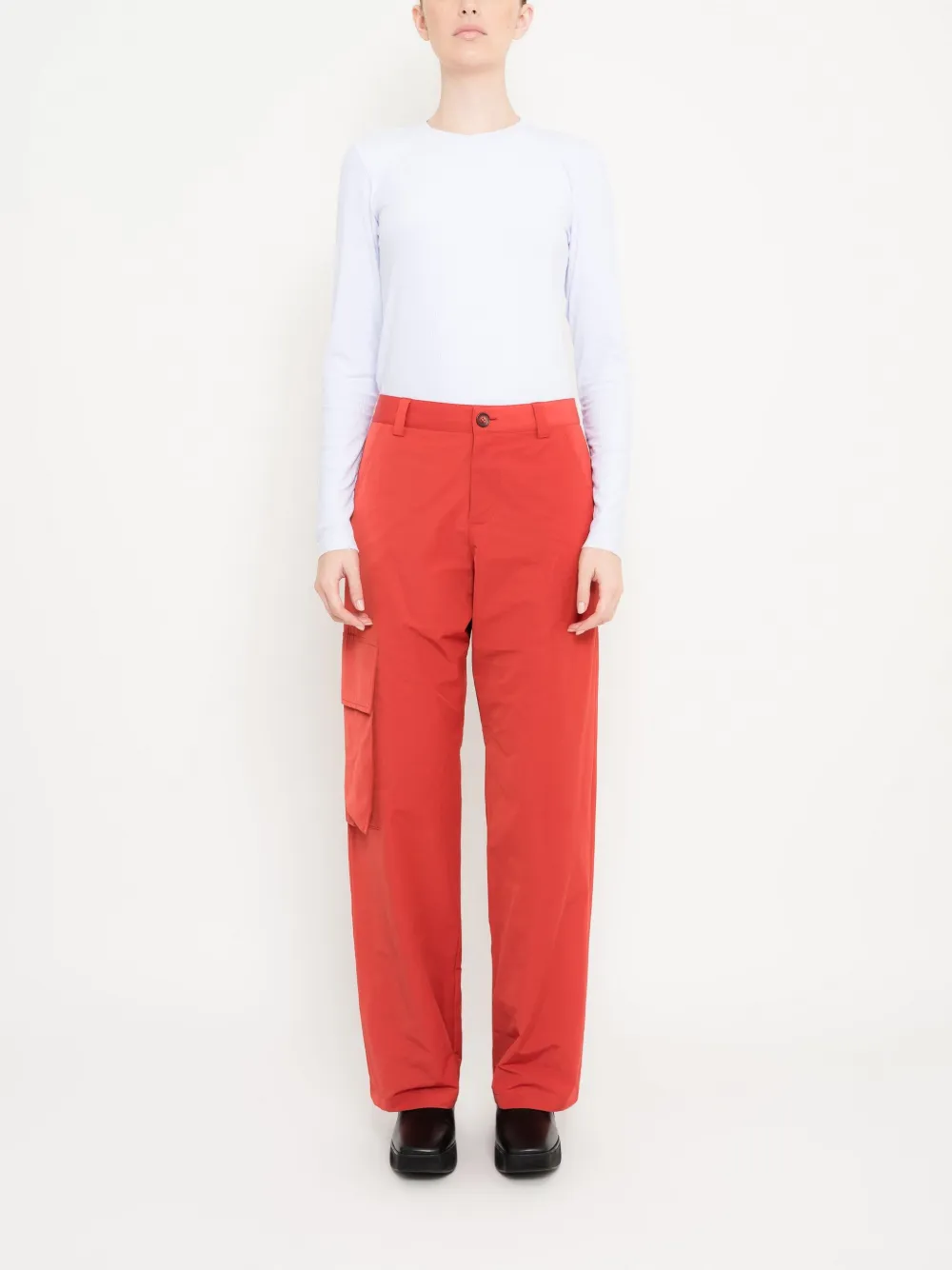 Uma | Raquel Davidowicz high-waisted cargo pants - Rood