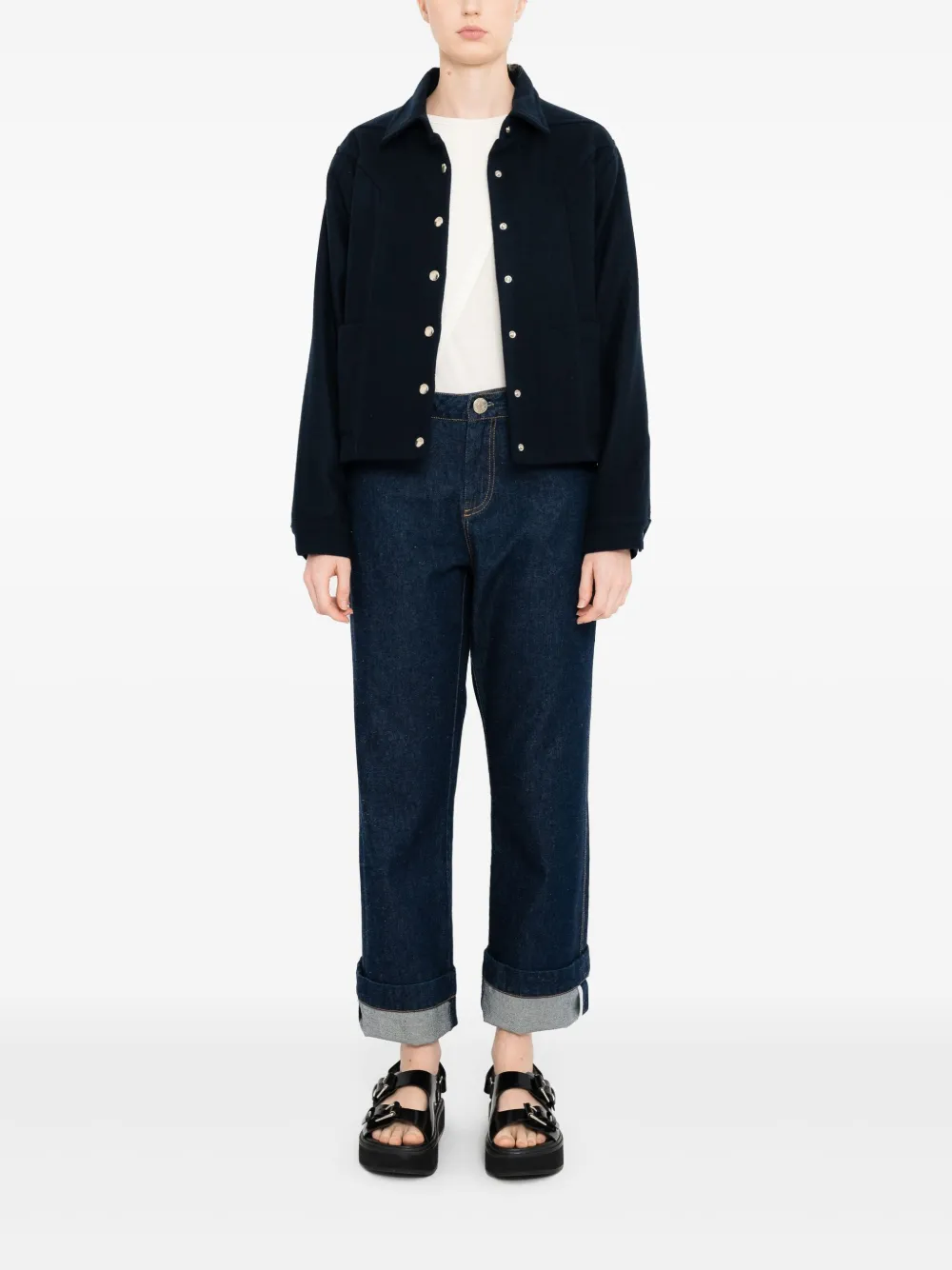 Uma | Raquel Davidowicz wool overshirt | Oversized Jackets | Image 2