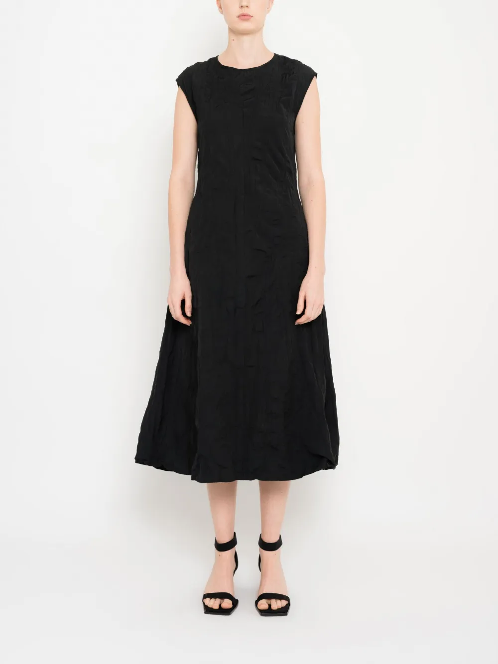 Uma | Raquel Davidowicz sleeveless midi dress - Zwart