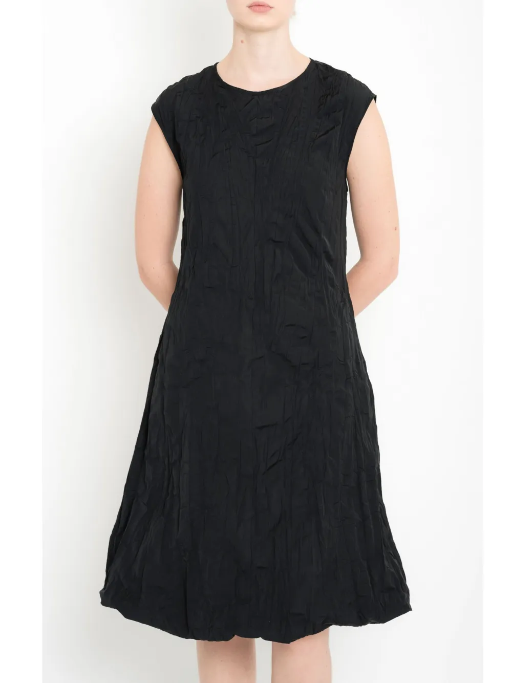 Uma | Raquel Davidowicz Mouwloze midi-jurk Zwart