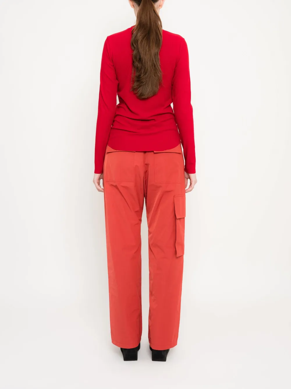 Uma | Raquel Davidowicz Geribbelde top Rood