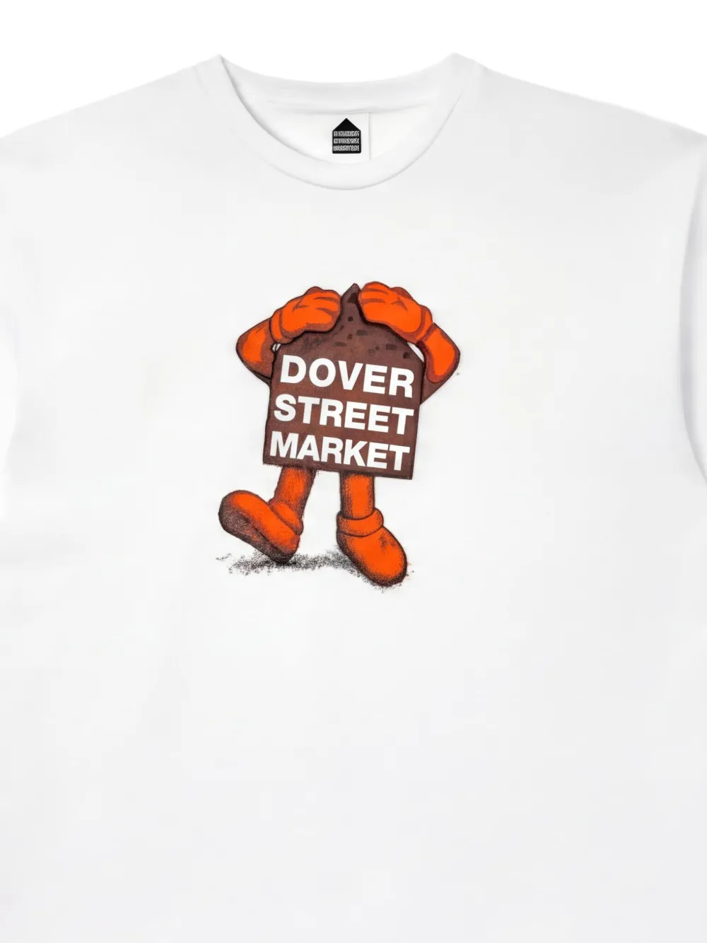 KAWS x Dover Street Market T-shirt met grafische print Wit