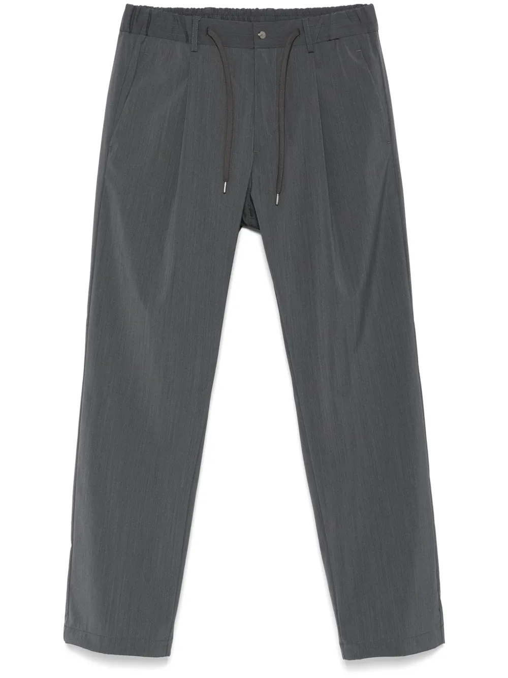 Herno pleat-detail trousers | Grey | Image 1