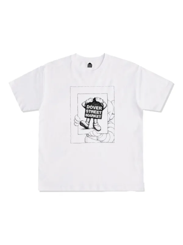 DOVER STREET MARKET×KAWS カウズ 半袖Tシャツ M KAWS x Dover Street Market Tシャツ | ホワイト | FARFETCH JP