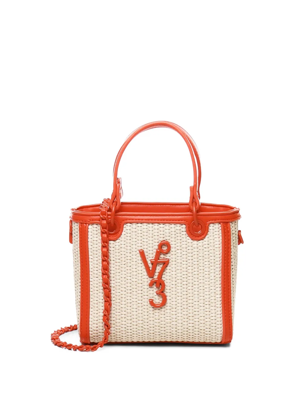 V73 EMBOSSED LOGO SATCHEL